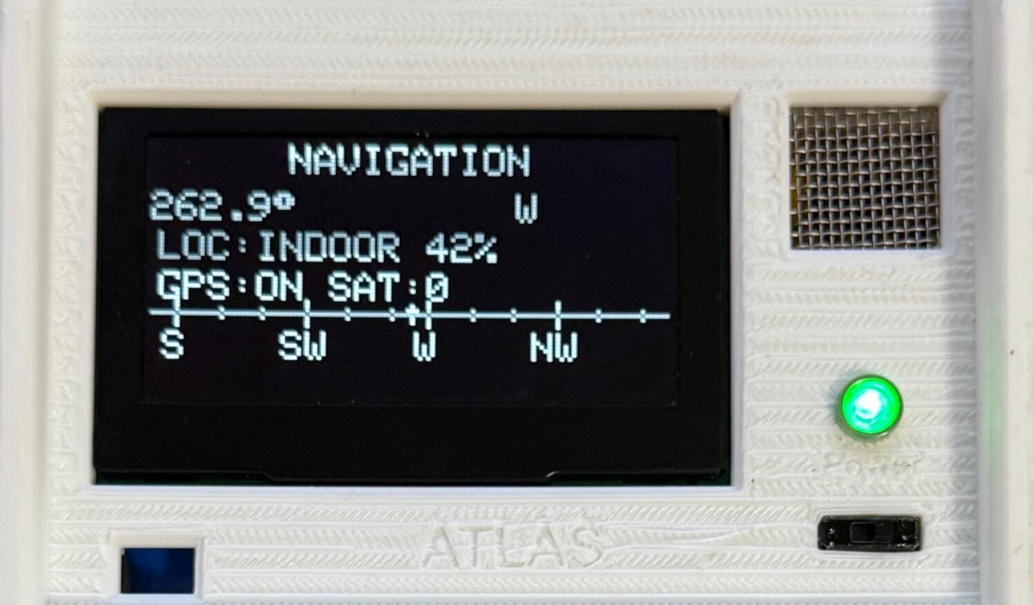 ATLAS navigation screen
